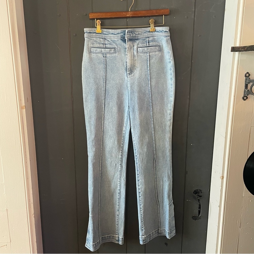 Tory Burch Womans Light Blue Jeans